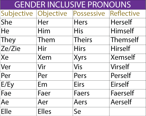 What do she / her / hers pronouns mean?, LGBT terms explained